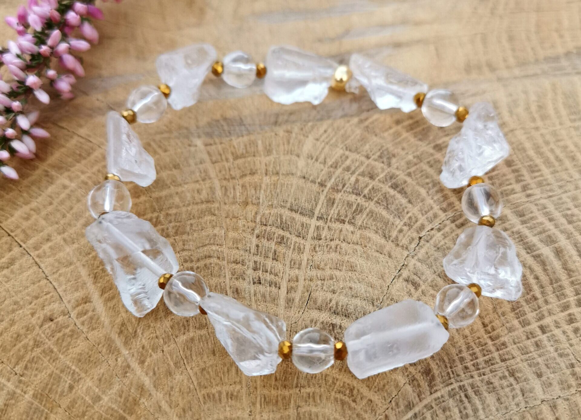 ptr bransoletka kryształ górski