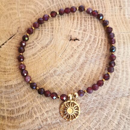 Bransoletka Granat - Odwaga, Siła i Działanie