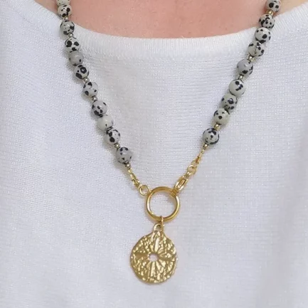 naszyjnik jaspis dalmatyński