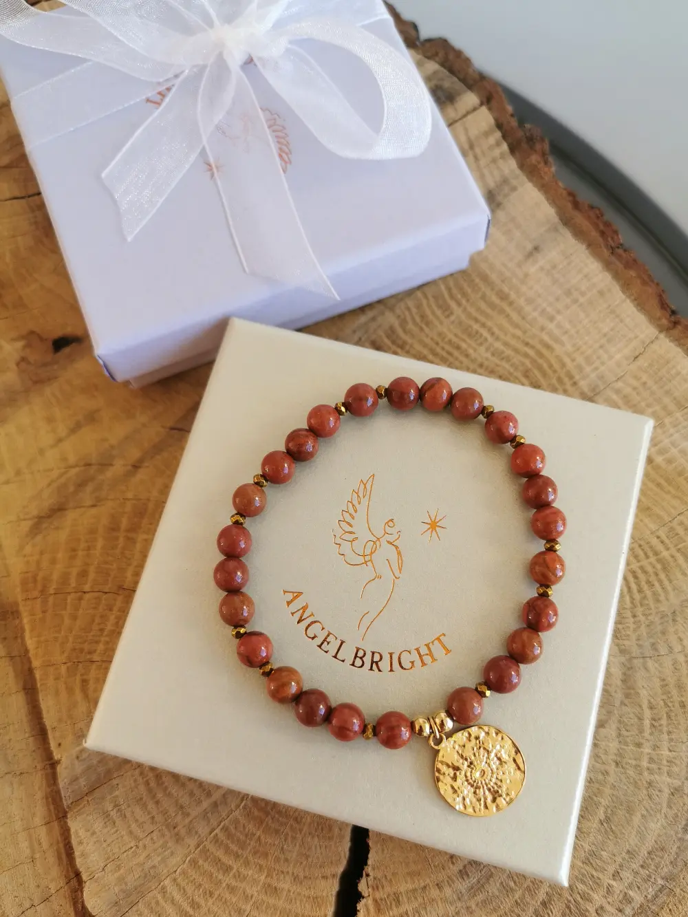 bransoletka jaspis czerwony 12