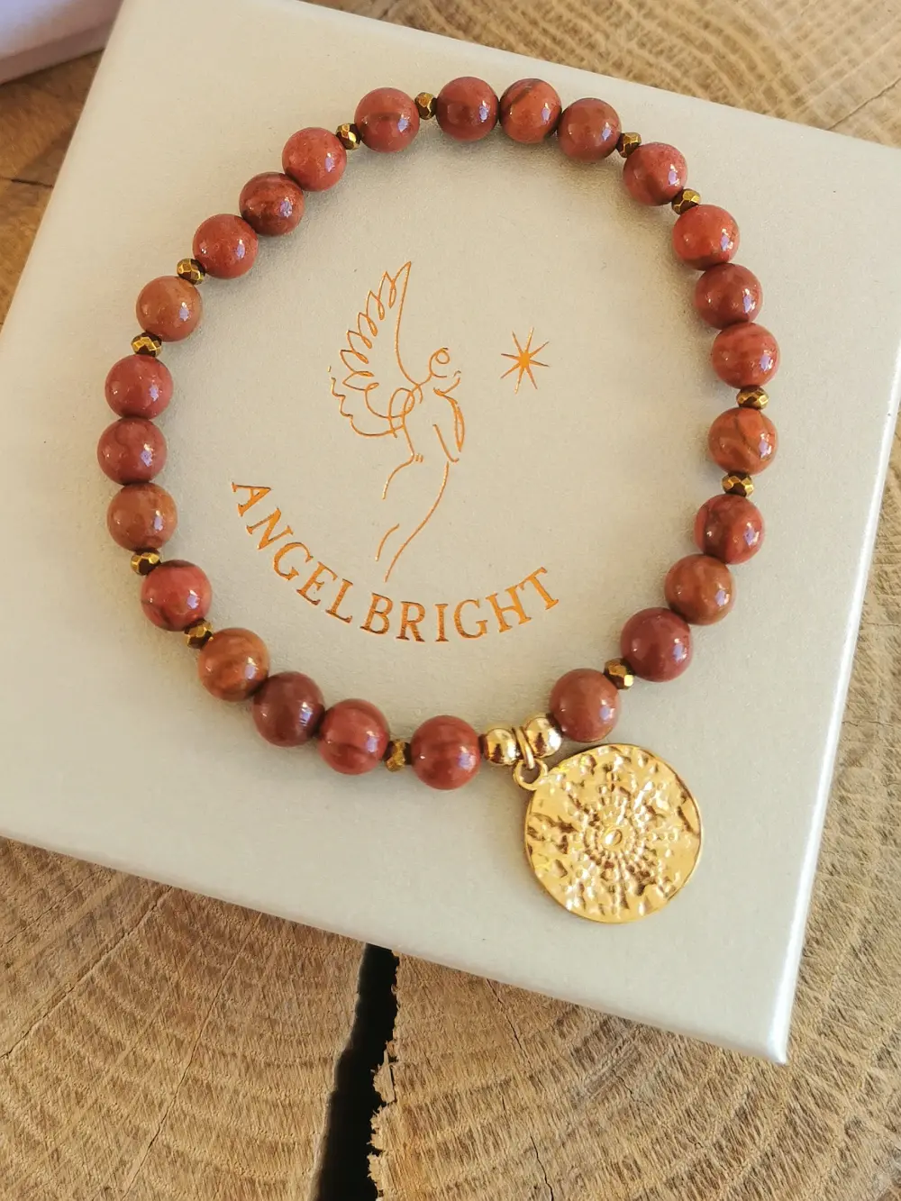 bransoletka jaspis czerwony bransoletka jaspis czerwony