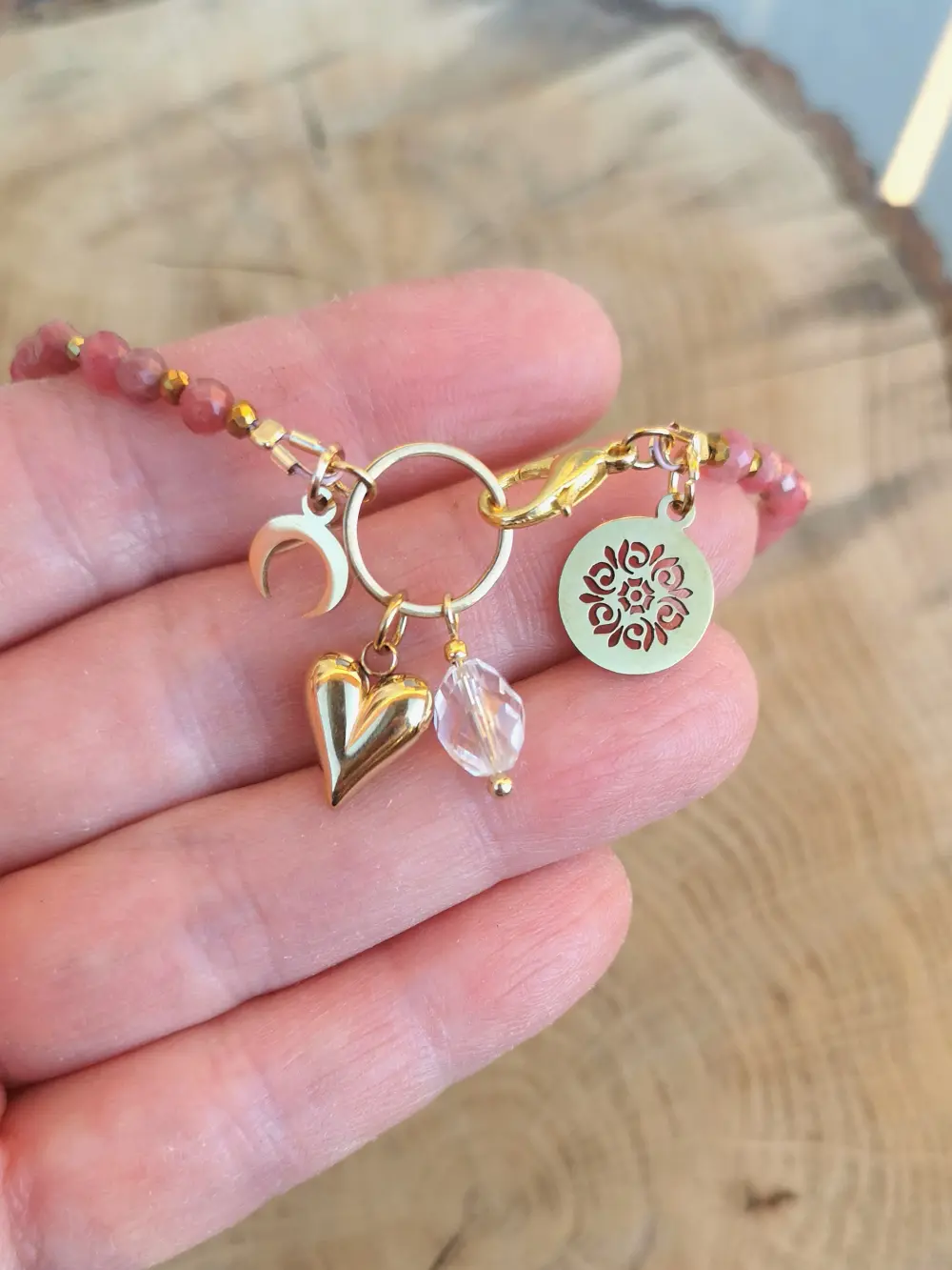 bransoletka rodonit grono